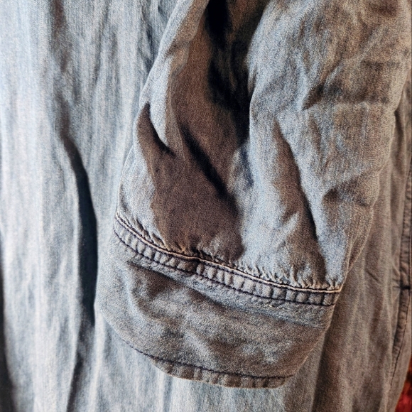 Leshop Large Denim Button-Down Dress - Picture 6 of 8